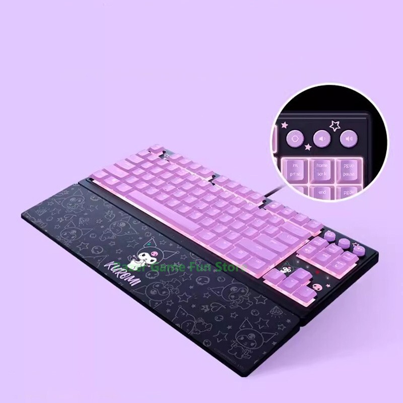 Razer x Sanrio Kuromi Mechanical Keyboard RGB Backlit Slim