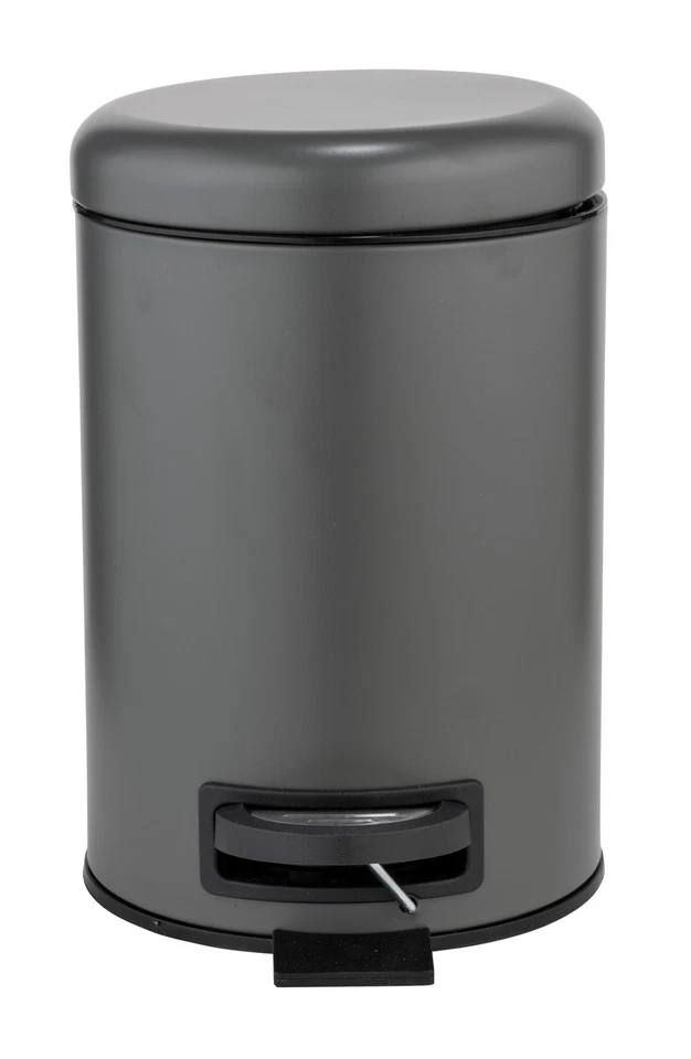 WENKO Kosmetik Treteimer Mod. Leman Anthrazit 3L, mit herausnehmbarem Einsatz - Bild 3 von 4