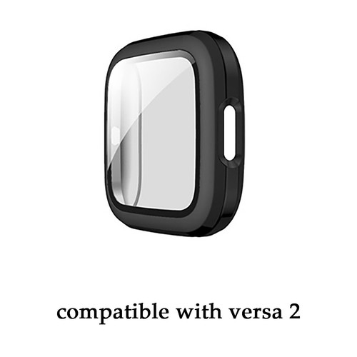 Zintegrowany ochronny smartwatch PC + osłona ze szkła hartowanego do etui Fitbit Versa2 - Zdjęcie 7 z 25
