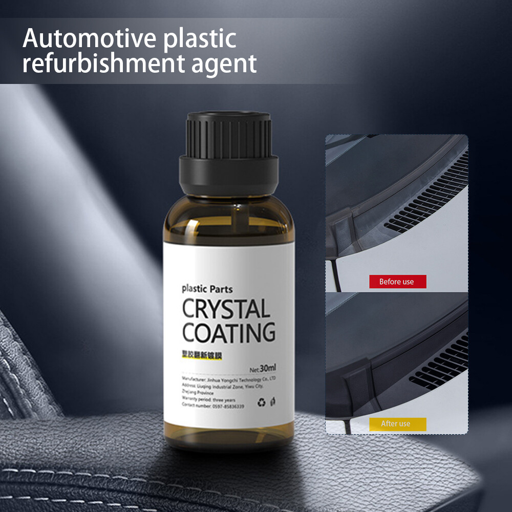 RESTAURATORE AUTO PER parti in plastica carrozzeria esterna e interni EUR 12,96 - IT