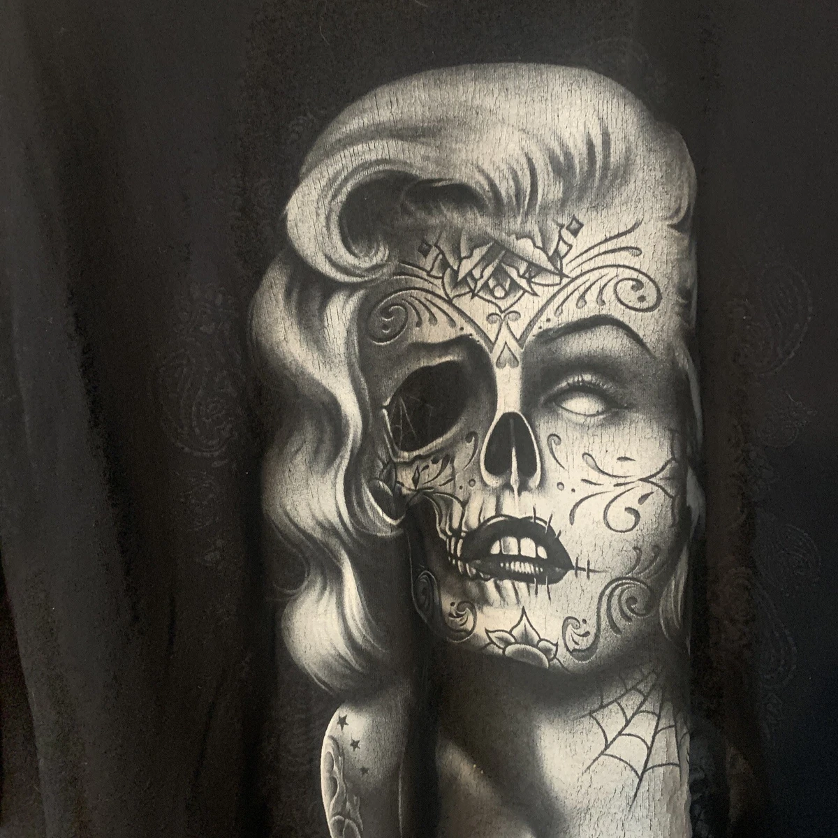 Marilyn Monroe Sugar Skull Tattoos