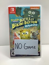  NO GAME CASE ONLY SpongeBob SquarePants Battle for Bikini Bottom Rehydration