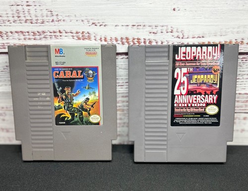 Nintendo NES 25th Anniversary Jeopardy & Cabal Games | eBay