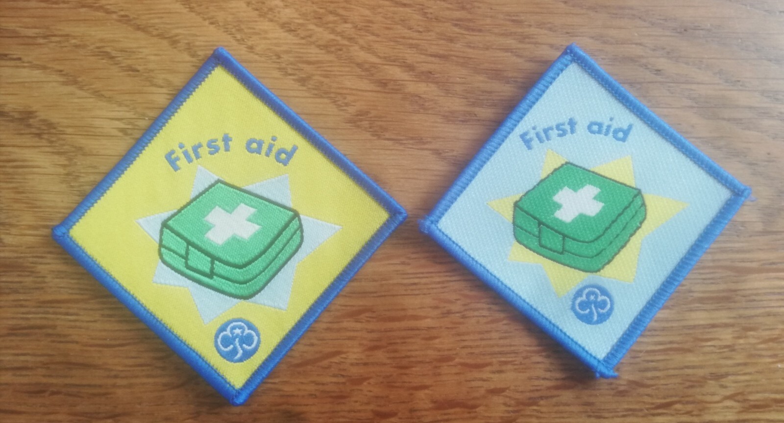GirlGuiding Old First Aid & First Aid Advanced Brownie Interest Badge