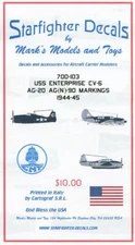 Starfighter Decals 700103 x  1/700 USS Enterprise CV6 AG20/AG(N)90 1944-45