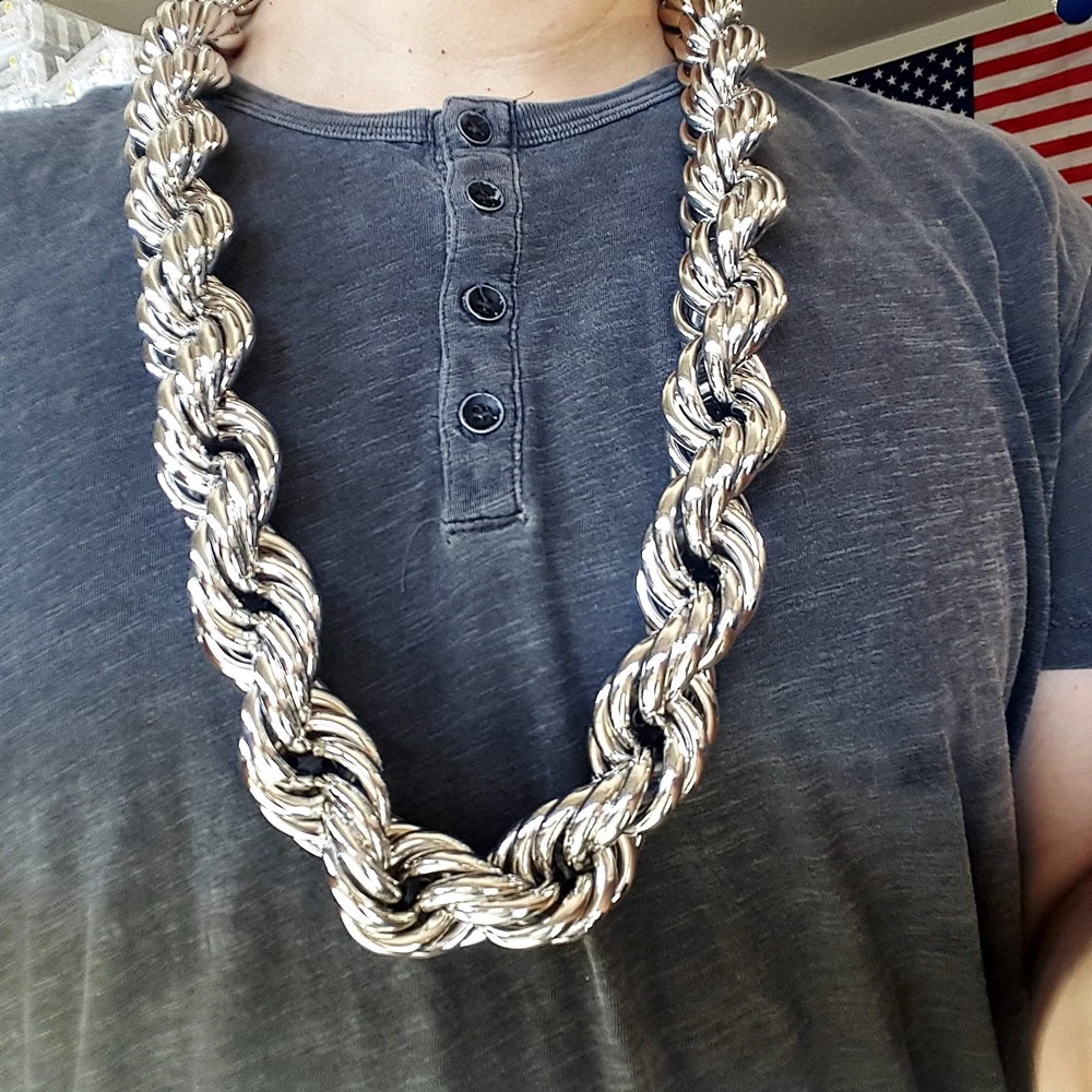 Mens Huge Chain Rope Dookie 30MM x 36