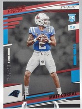 2022 Panini Prestige Xtra Points Matt Corral RC Rookie Card #302 Red /449. rookie card picture