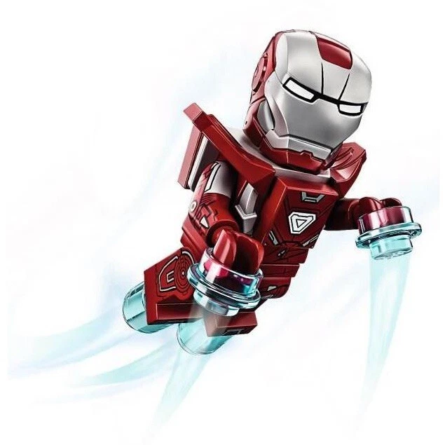 LEGO Iron Man Silver Centurion Mark 33 Armour Minifigure SH232 set 