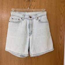 Vintage 90s Levi s 505 Denim Shorts Women s Juniors Size 9 USA Made Light Wash