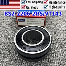BS2-2206-2RS/VT143 Steel Spherical Roller Bearing 30x62x25mm Fits For SKF