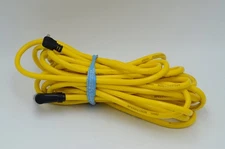 Speedotron Yellow Flash Sync Cable Model 13562 Pc to Male Phono phone, 20' feet