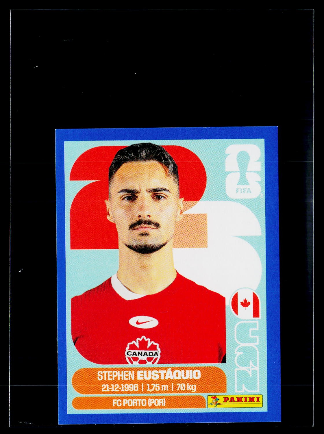 2026 Panini World Cup Stickers Blue Stephen Eustáquio #CAN10 Canada