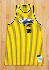 VINTAGE Platinum FUBU Harlem Globetrotters Jersey Mens XXL Yellow 35 VTG  Y2K