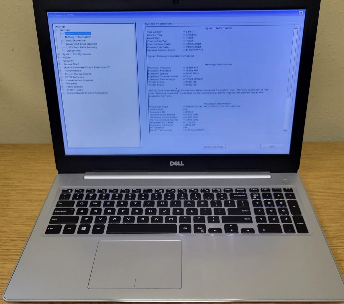 Dell Inspiron 5570 PC Laptops & Netbooks for Sale - Shop New 