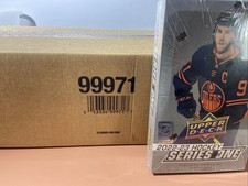 2022-23 Upper Deck Series 1 Hockey Factory Sealed Hobby Case  - 12 Boxes Total