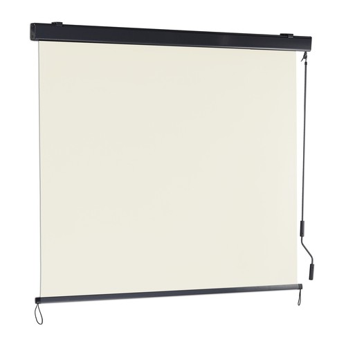 Tenda beige a rullo per il balcone 4,8 kg Tenda a rullo per esterni 30+ UV - Foto 10 di 10