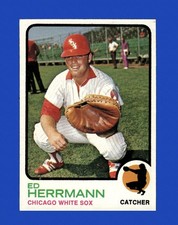 1973 Topps Set-Break # 73 Ed Herrmann NM-MT OR BETTER *GMCARDS*