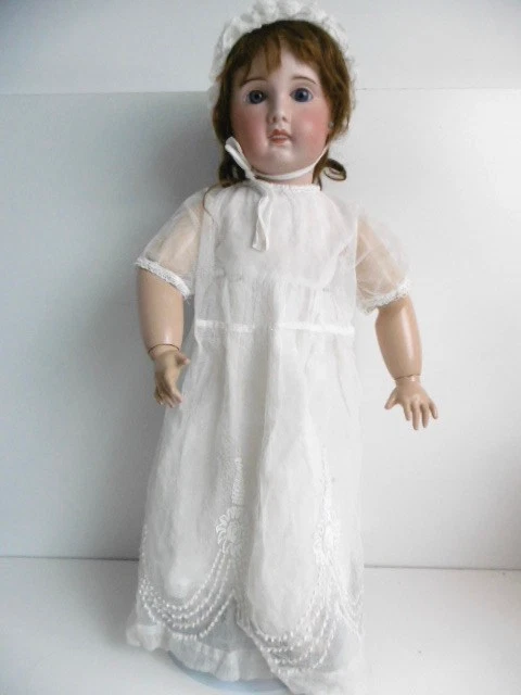 POUPÉE ANCIENNE SFBJ PREMIÈRE ÉPOQUE MOULE JUMEAU TAILLE 11 - HT 61 cm - Photo 3/4
