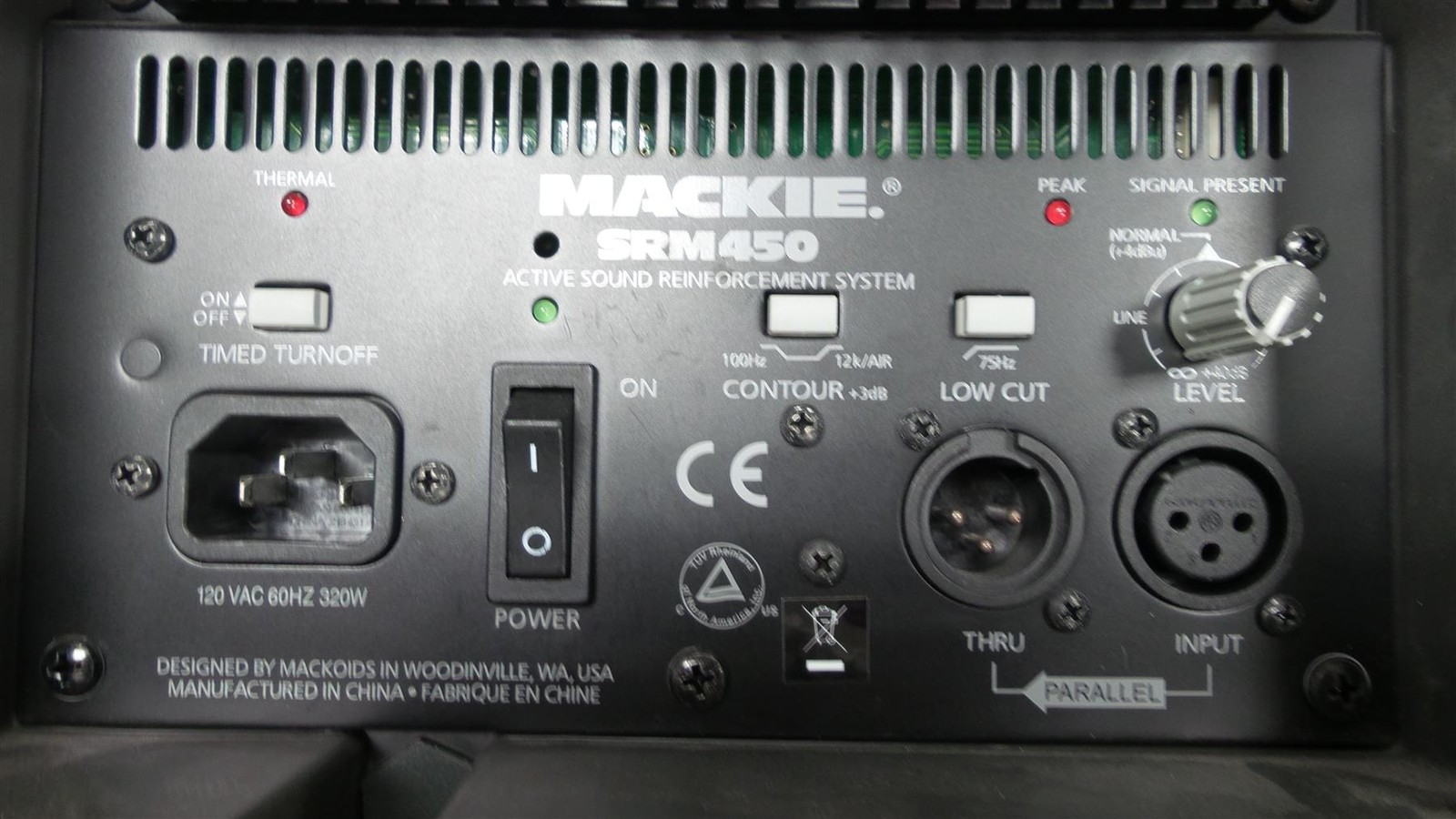 Mackie SRM450 V1 Loud Powered Speaker - Black - Free shipping.