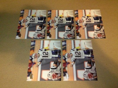 2008 UPPER DECK TOM BRADY PATRIOTS LOT (5) CARDS