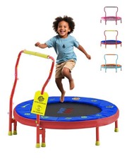 Mini Trampoline for Kids 3-6 with Super Safe Foam Handle Bar, 3ft Toddler Tra...