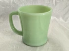 New ListingAnchor Hocking Fire King Jadeite Oven Ware D Handle Coffee Mug 8 oz  USA MADE