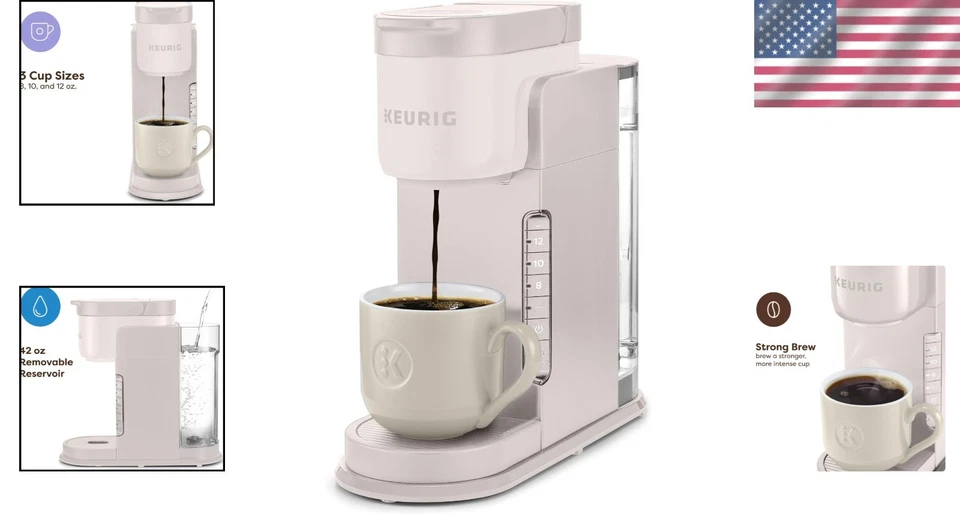 Modern Single Serve Coffee Maker, 3 Cup Sizes, Strong Button - Image 2 of 4