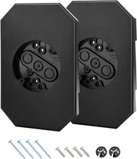 Yosoo Siding Mounting Block Kit with Electrical Box, Black 2 Pcs