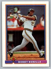 1991 Bowman Baseball #381 Bobby Bonilla - VG - Pittsburgh Pirates