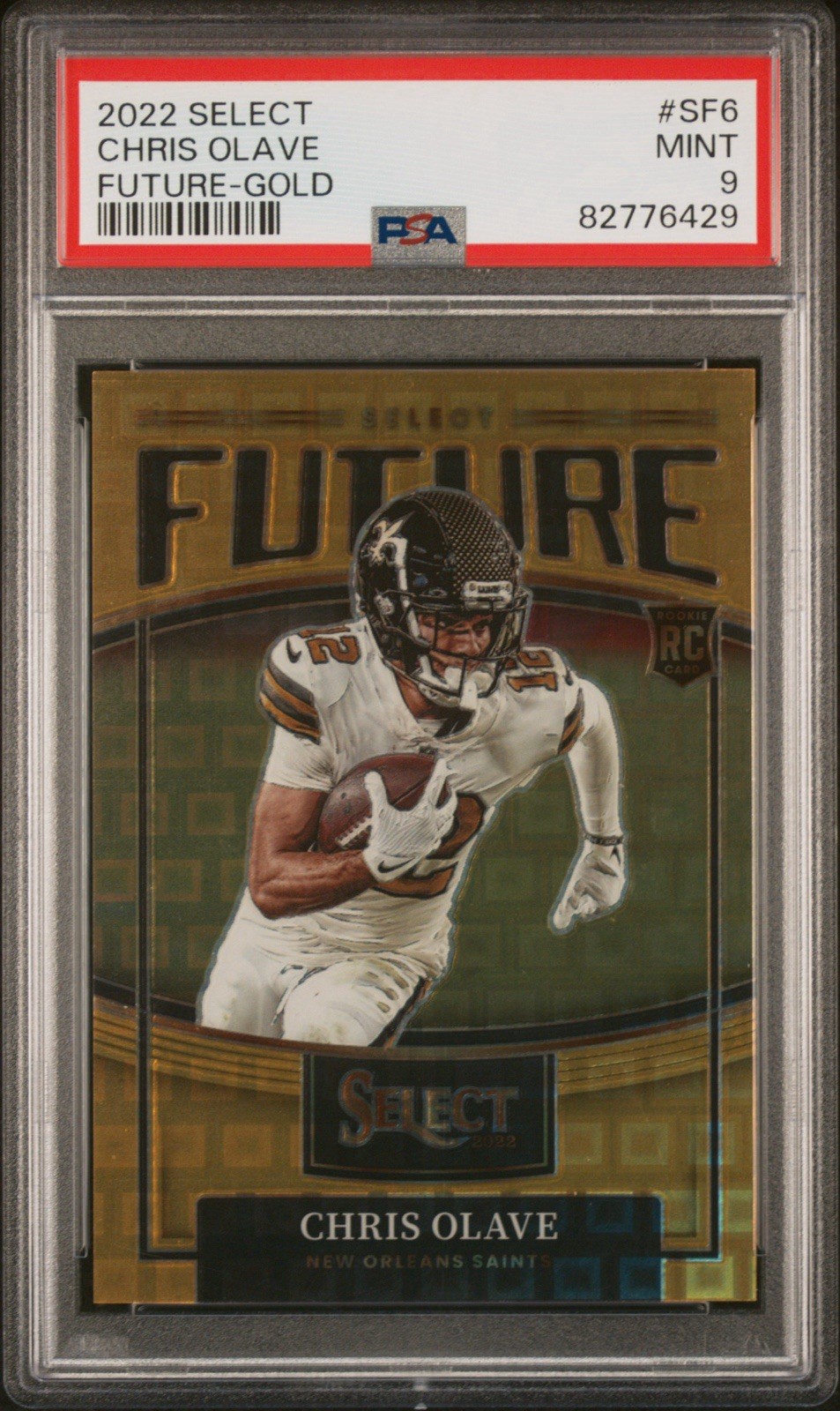 Chris Olave Panini Select Future #SF6 Gold