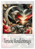 Tierische Mondlichtmagie (Wandkalender 2026 DIN A4 Hoch), Calvendo...