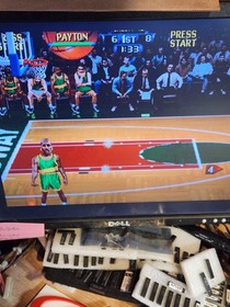 NBA MAXIMUM HANGTIME PCB JAMMA ARCADE BOARD REV L1.03 MINIMAL SPRITE ISSUES.  