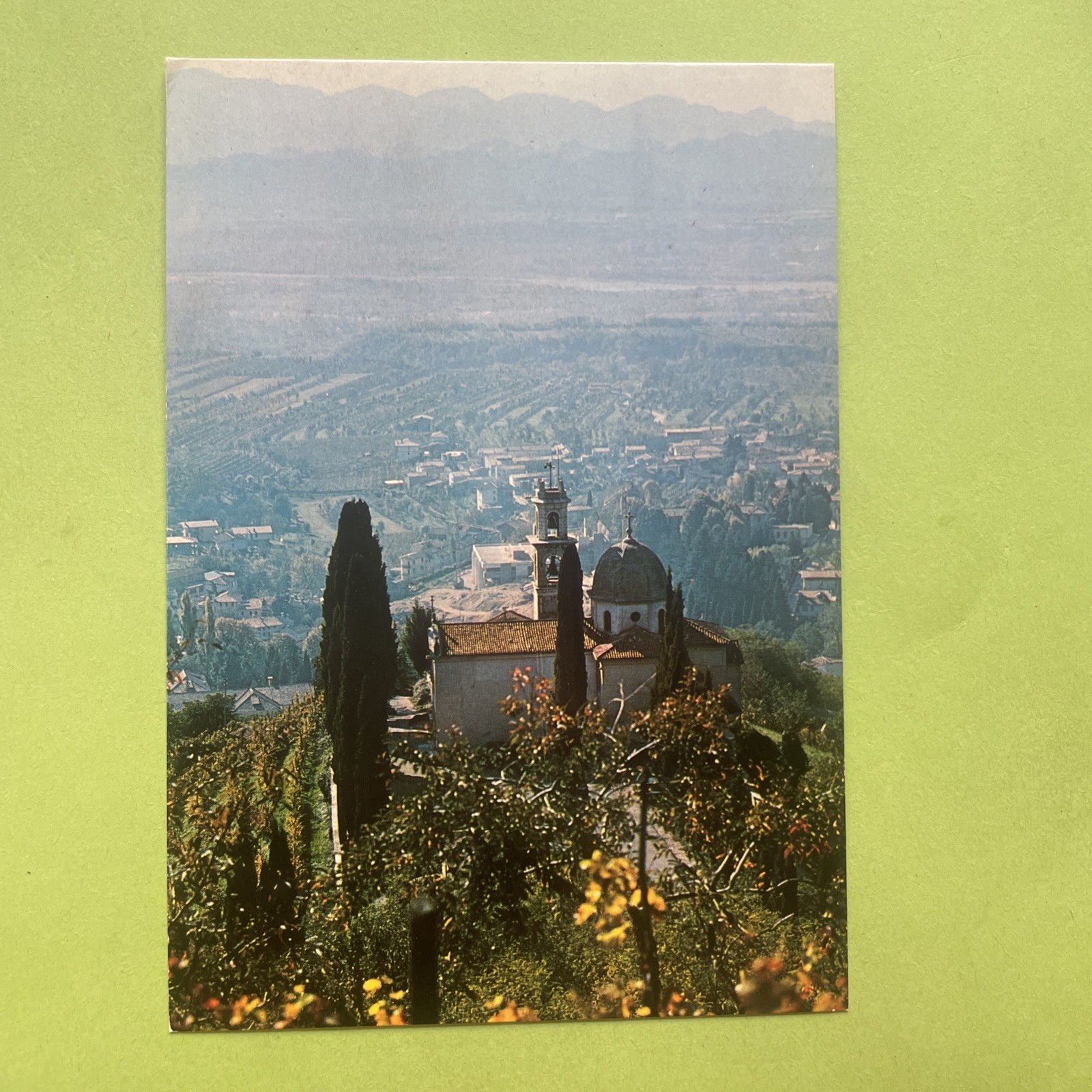 VALDOBBIADENE TV SANTUARIO DI S. FLORIANO CARTOLINA DA COLLEZIONE