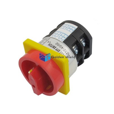 Lock NO NC 8 Terminals 2 Position Cam Combination Changeover Switch AC 380V40A  