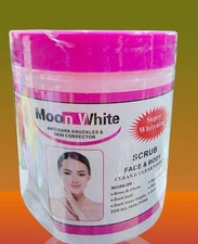 Moon White Scrub, Face And Body Scrub Anti Knuckle And Skin Corrector Scrub