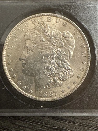 1887  Morgan Silver Dollar - 90% US Coin AU