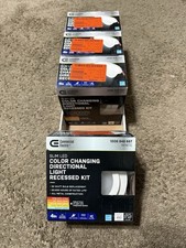 4PK Commerciale Electric 4 in. Selectable Slim LED Directional Recessed Light