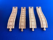 4pc SET ASCENDING TRACKS Thomas Wooden Trains 2003