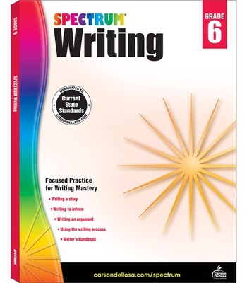 Spectrum 6th Grade Writing Workbooks, Ages 11 to 12, 6th Grade Writing, Info...