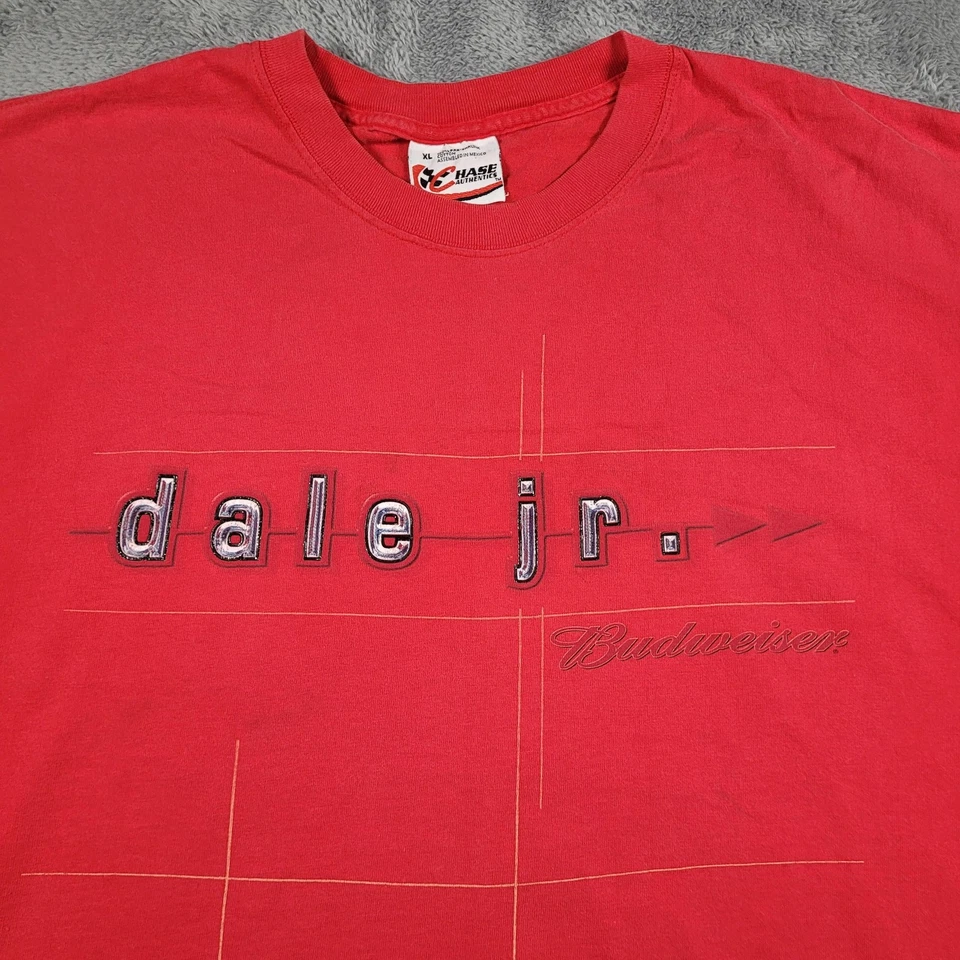Camisa De Colección Dale Earnhardt Jr Para Hombres XL Chase Authentics NASCAR Bud Racing Años 90 Foto 3 de 4