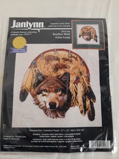 Janlynn Brother Wolf Counted Cross Stitch Kit #13 256 Sealed Roger Reinardy 1998