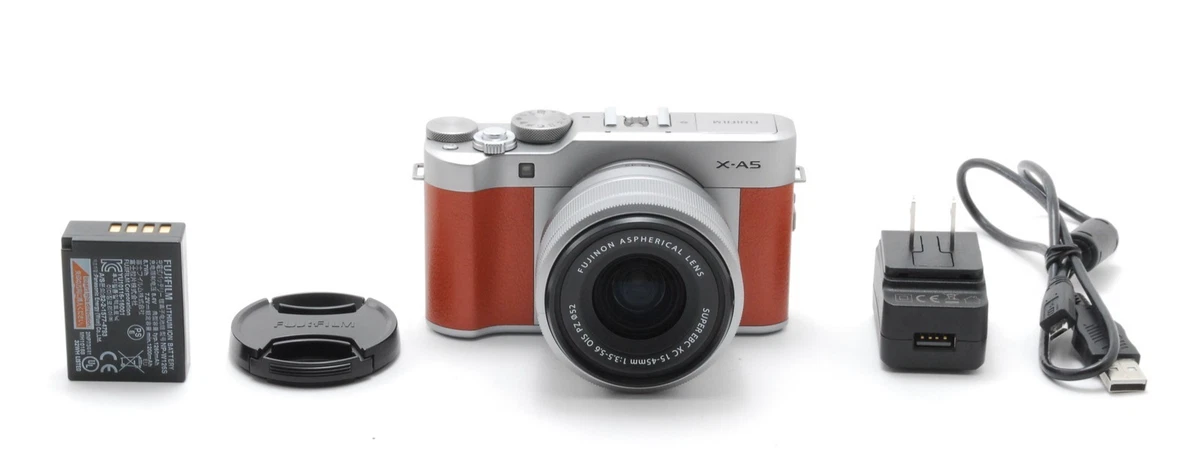 Fujifilm X-A5 シルバー/ブラウン Amazon.com : Fujifilm X-A5 Mirrorless Digital Camera w/XC15-45mmF3