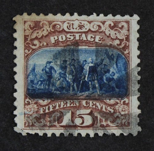 CKStamps: US Stamps Collection Scott#119 15c Pictorial Used Lightly Toned