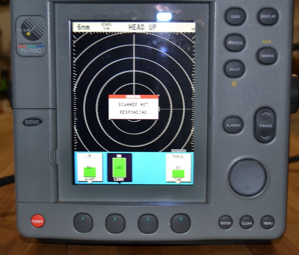 Raymarine RL70C Display Unit Radar Chartplotter Powers On - Image 2 of 4