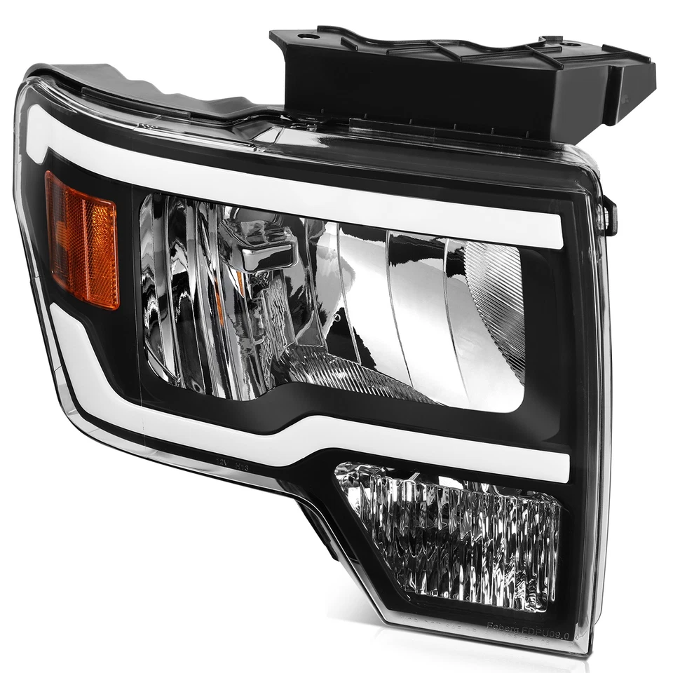 Pair LED Headlights Assembly Fit For 2009-2014 F150 Driver+Passenger Side - Image 3 of 4