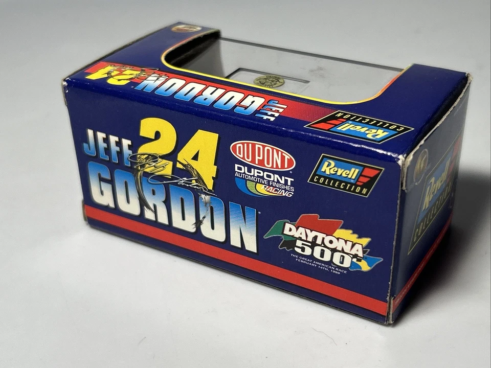 1999 Jeff Gordon #24 Dupont Daytona 500 Raced Win 1/64 Diecast Revell NASCAR - Image 4 of 4