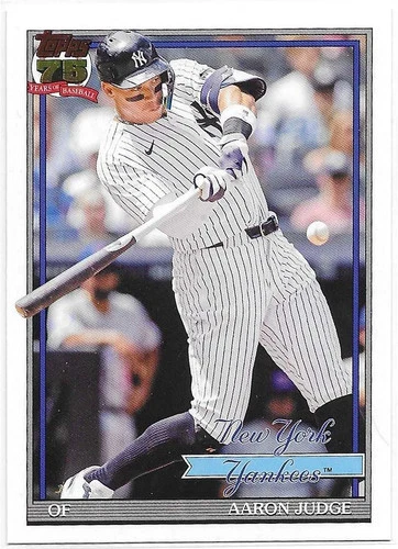 2026 Topps Series 1 - 1991 Topps Baseball Aaron Judge #T91-34