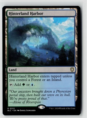 MTG Hinterland Harbor x1 NM BLC Commander Bloomburrow 0312