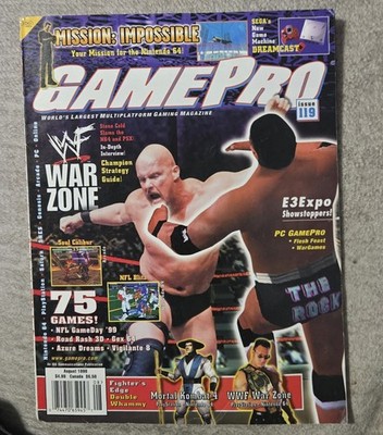 Gamepro Magazine Issue 119 August 1998 War Zone N64