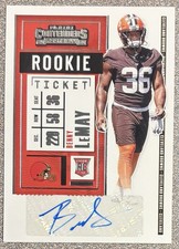 2020 Contenders Benny LeMay Rookie Auto RC Rookie Ticket #296 Browns